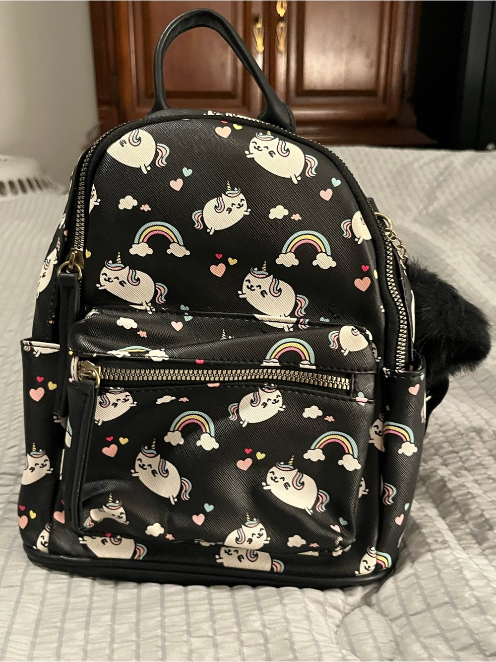 Like Dreams Cat Unicorn Rainbow Mini Backpack